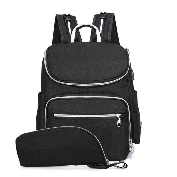 Hod Health & Home Mummy Maternity Nappy Bag With Usb Interface Black Carousel 2