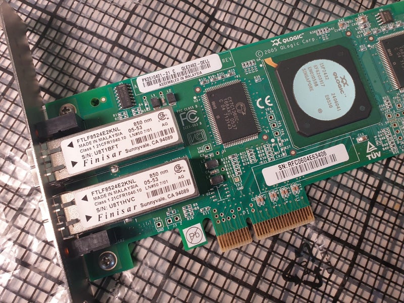 Qlogic Dual Port 4Gbps Fibre Channel to PCI Express Host Bus Adapter Carousel 2
