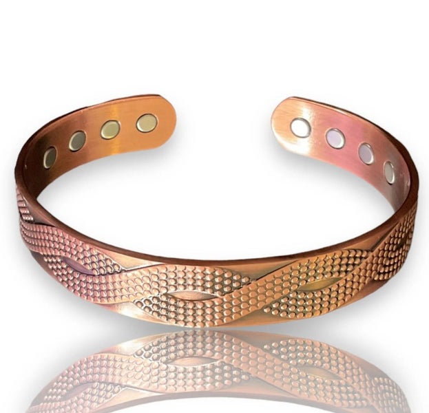 Copper band 100% solid Copper bracelet 8 Magnets Carousel 2