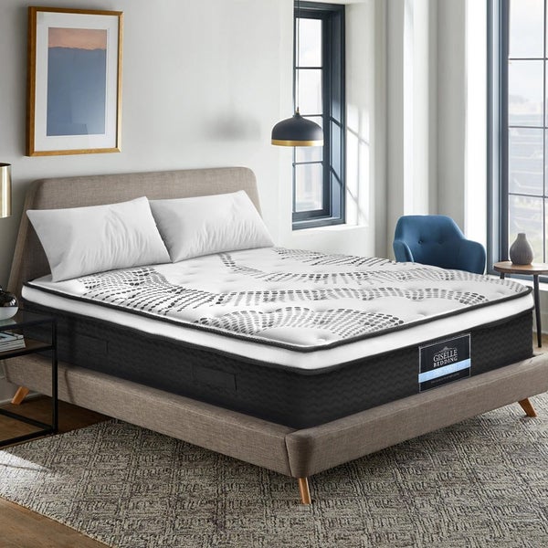 Giselle Bedding Como Euro Top Pocket Spring Mattress 32Cm Thick King Mattresses Carousel 7