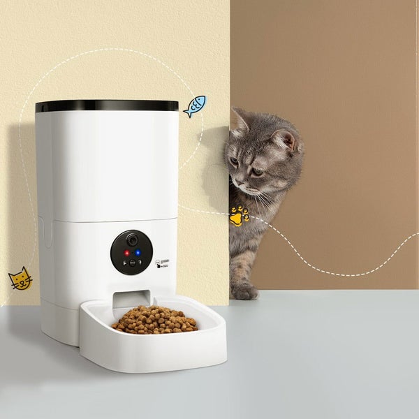 I.Pet Automatic Feeder 6L Camera Dog Cat Smart Video Wifi Food App Hd Dog Automa Carousel 7