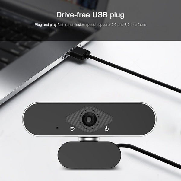 Hod Health & Home Hd 1080P Webcam With Microphone 60Fps Webcams Autofocus Stream Carousel 2
