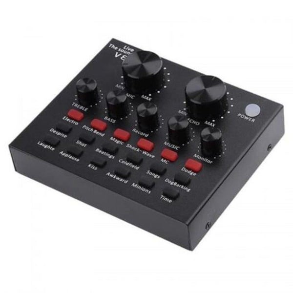Audio External Live Broadcast Sound Card Usb Headset Microphone For Mobile Phone Carousel 2
