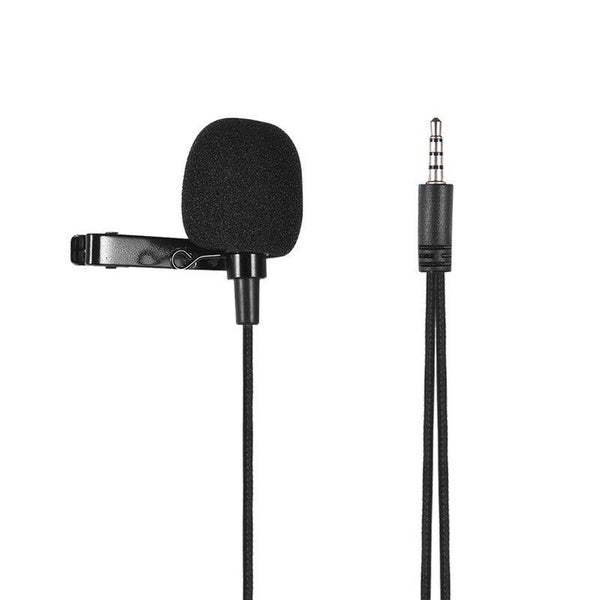 Mini Clip On Lapel Lavalier Condenser Microphone With 3.5Mm Headphone Output Jac Carousel 2