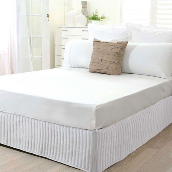 Ardor Quilted Valance White King Carousel 2