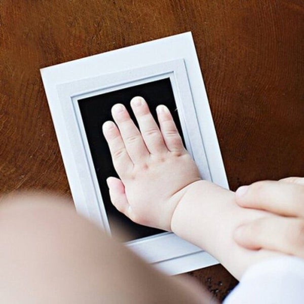 Baby Footprint Handprint Black Ink Pad Keepsakes Diy Kit Baby Keepsakes HOD Hea Carousel 5