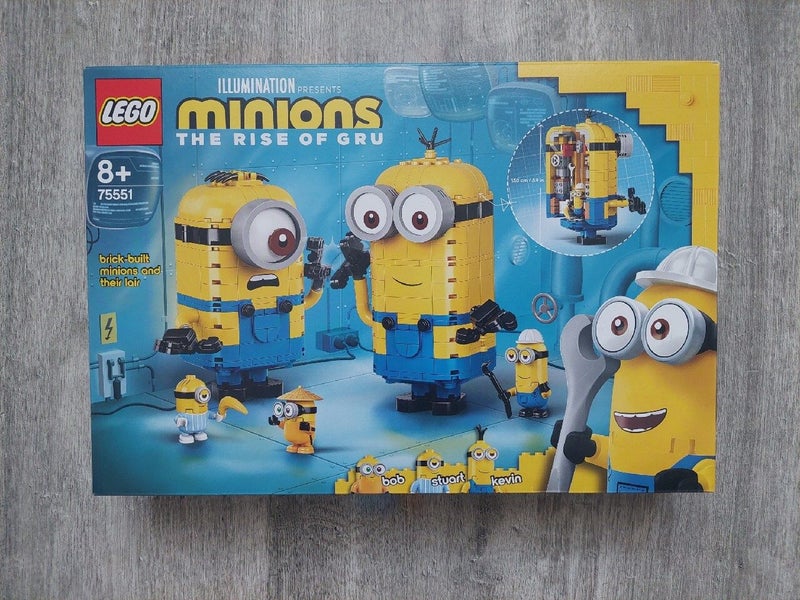 Box for LEGO Minions: Brick-Built Minions and Their Lair (75551) Carousel 1
