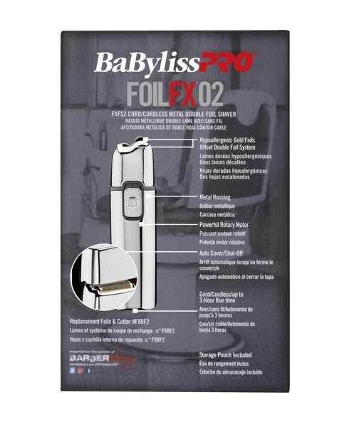 Babyliss Pro Double Foil Shaver - Silver Carousel 4