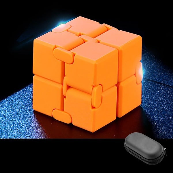 Metal Infinity Cube Anti Stress Aluminum Alloy Anti Anxiety Cubic Fidget Toys F Carousel 8
