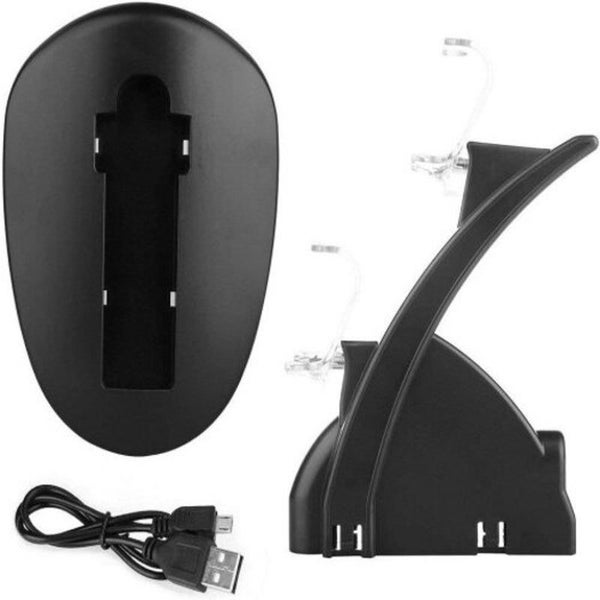 Controller Charger Dock Led Charging Stand Station For Ps4 / Pro Slim Black Carousel 2