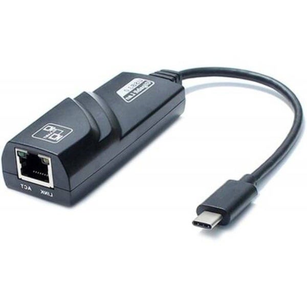 Type C Usb 3.1 To Rj45 Gigabit Lan Converter Adapter Black USB Cables Hubs & Ad Carousel 2