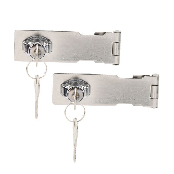 keyed hasp locks twist knob keyed locking hasp safety keyed lock latch catch Carousel 2