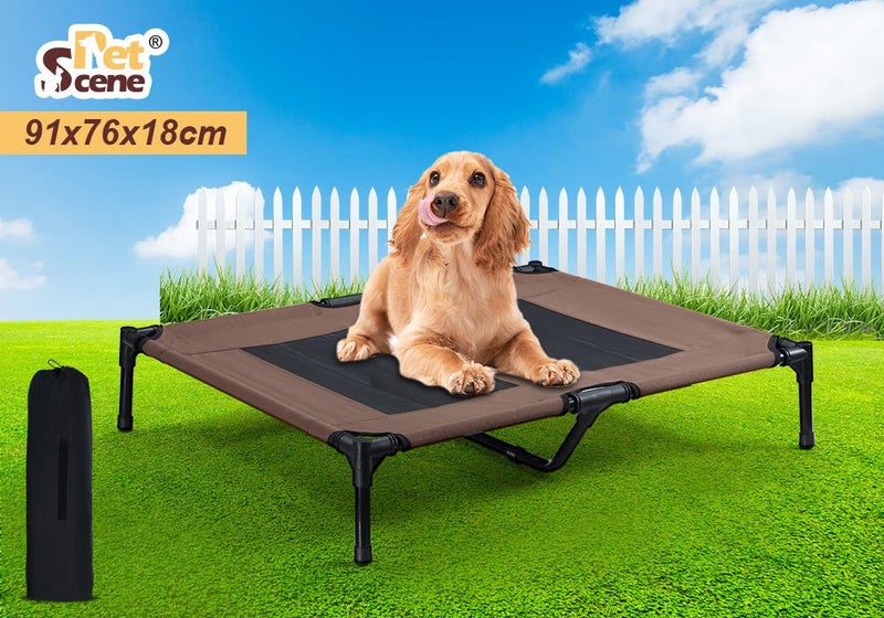 Dog Trampoline Bed Large Pet Cot Raised Elevated Sofa Camping Outdoor Indoor Carousel 2