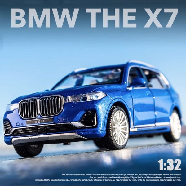 1:32 BMW X7 SUV Alloy Car Model Diecast Metal Toy Vehicles High Carousel 2