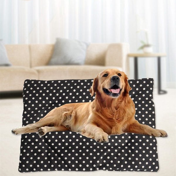 USB Plug Pet Electric Heating Bed Mat Winter Warm Bed Mat For Pet -Black Carousel 2