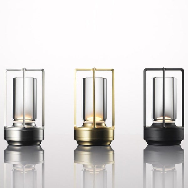 Portable Metal Table Lamp for Indoor Outdoor Rechargeable Cordless LED Lamp Carousel 7