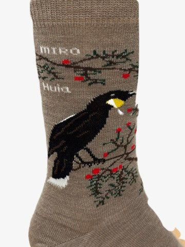 New Zealand Huia Merino Wool Dress Sock NZNC Carousel 2