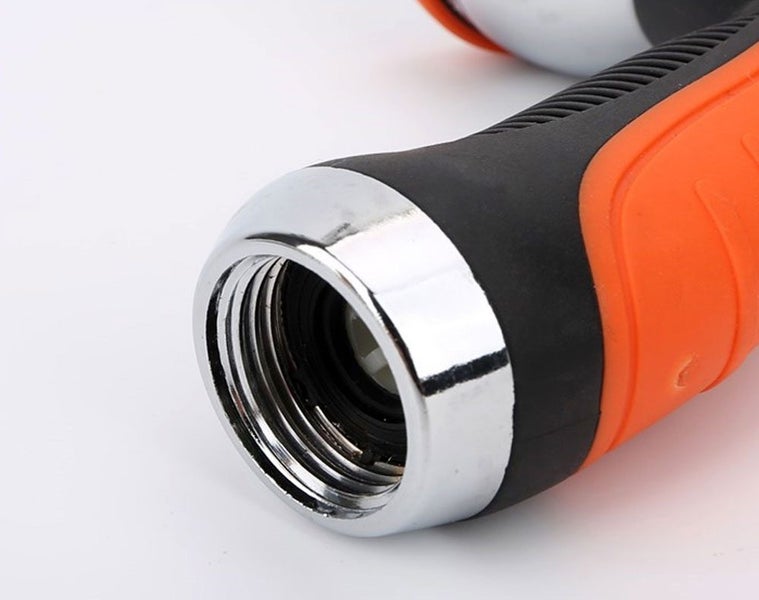 Leak Proof Metal Hose Nozzle / Garden Hose Sprayer / Thumb Control Nozzle Carousel 8