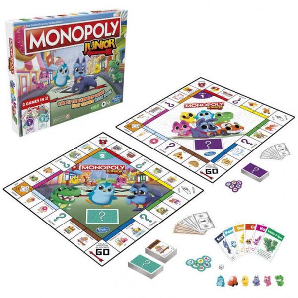 Monopoly Monopoly - Junior 2 in 1 Edition Carousel 1