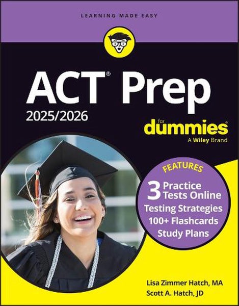 ACT Prep 2025/2026 For Dummies by Lisa Zimmer Hatch - Paperback Carousel 1