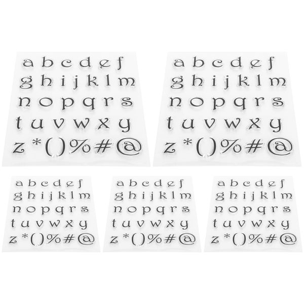 rubber stamp journal stamp tpr stamp 5Pcs Transparent Stamp TPR DIY Journal Carousel 2