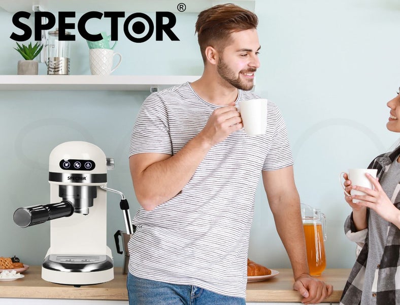 Spector Coffee Maker Machine Espresso Cafe Barista Latte Cappuccino Milk Frother Carousel 9