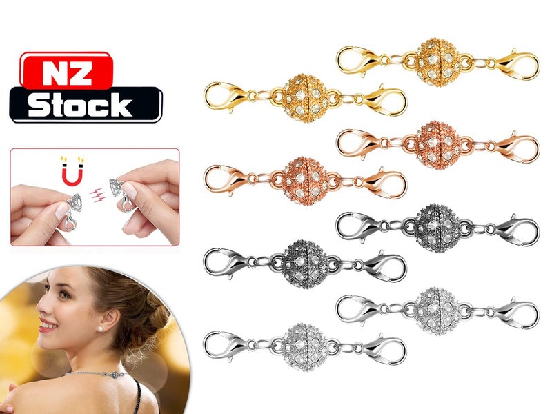 New Magnetic Jewellery Necklace Chain Extension Clasps Hooks Sale Sale Carousel 1