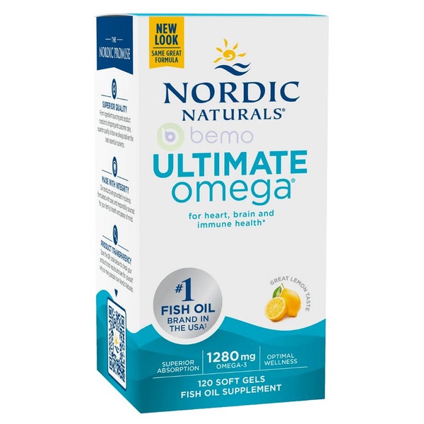 Nordic Naturals, Ultimate Omega, 1280mg, 120 Softgels Carousel 1