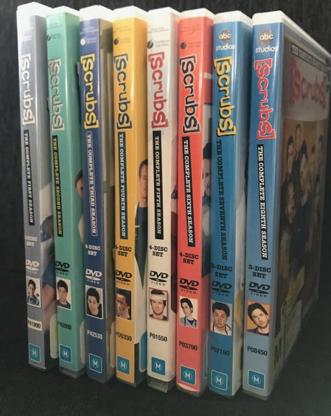 SCRUBS Seasons 1, 2, 3, 4, 5, 6, 7, 8 Carousel 1