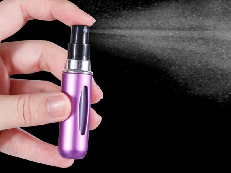 4Pcs 8ML Refillable Perfume Atomisers Travel Mini Empty Spray Bottles Carousel 3