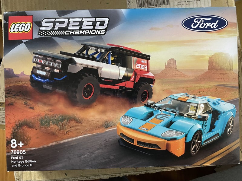 LEGO Speed Champs 76905 Ford GT Heritage Edition & Bronco R ~RETIRED! Carousel 1
