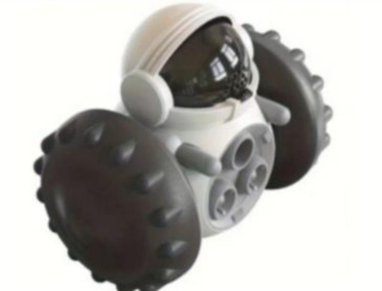 Dog / cat toy treat food dispenser astronaut with wheels Carousel 1