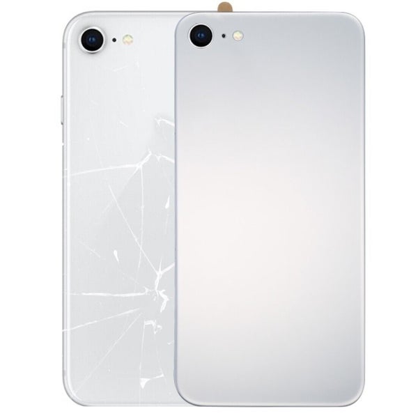 Back glass For iPhone 8 Silver Carousel 1