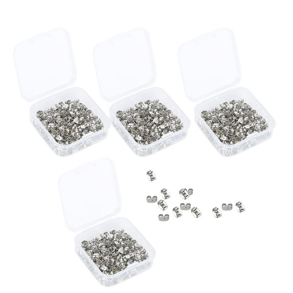 earing backs secure earing backs earing accessories 800Pcs Earing Backs Iron Carousel 8