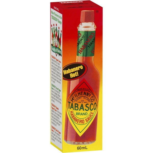 Tabasco Habanero Hot Chili Sauce 60ml Carousel 1