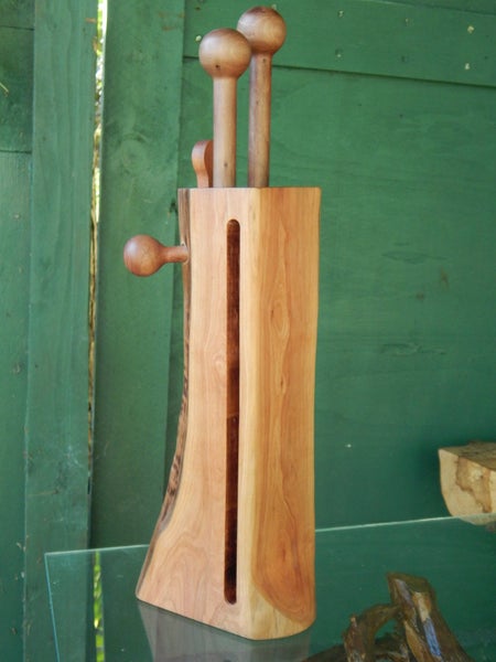 Tuneable Pohutukawa Wood Block Instrument Carousel 1