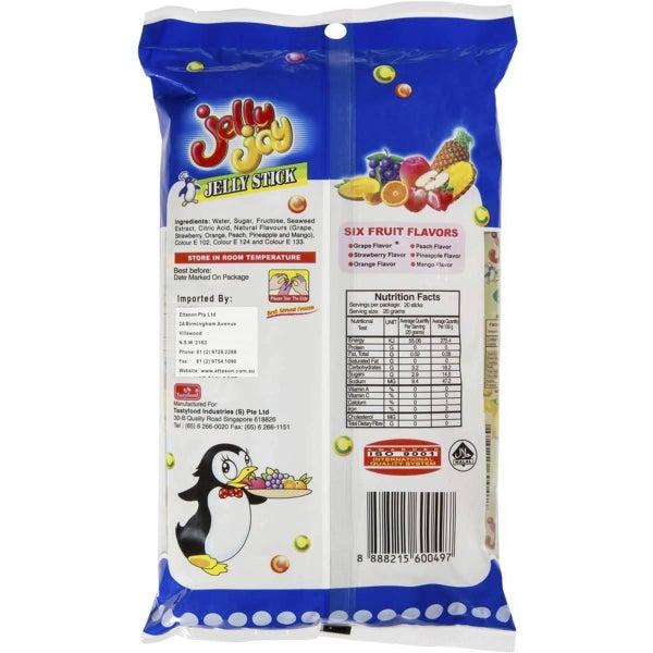 Jelly Joy Jelly Sticks 20 Pack 400g Carousel 3