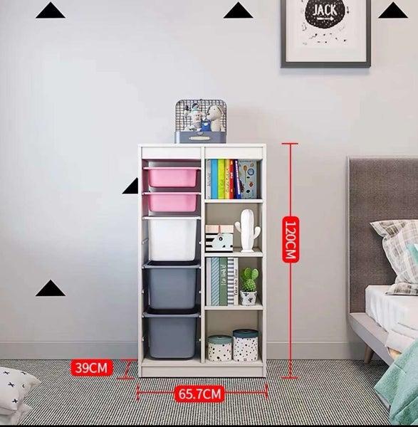 **Clearance Special***Kids Bookcase & Storage Combination Carousel 12