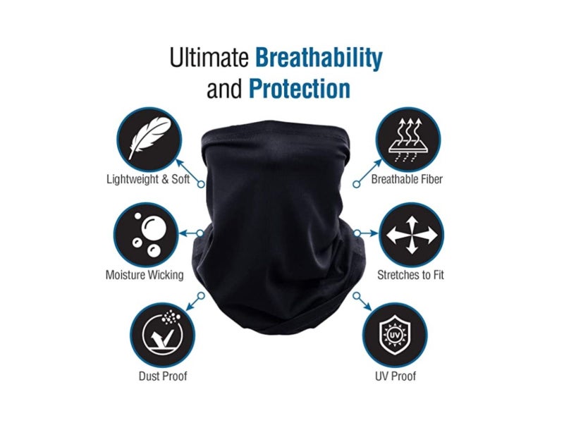 Green Camouflage UV Protection Tube Scarf Bandana Head Face Mask Neck Gaiter Carousel 2
