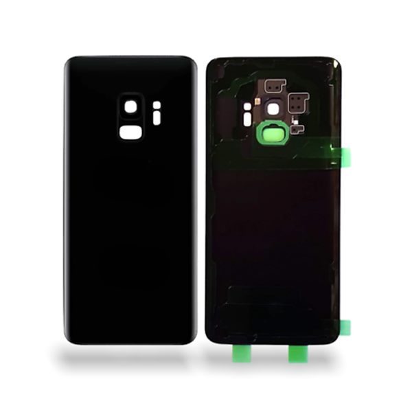 Samsung S9 Rear Back Cover with Camera Lens Black Carousel 1