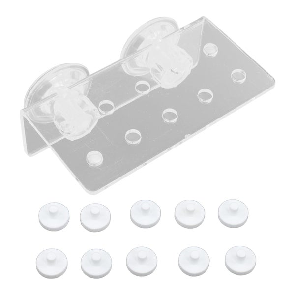 coral frag rack aquarium accessories Coral Frag Rack Acrylic Clear Compact Easy Carousel 1
