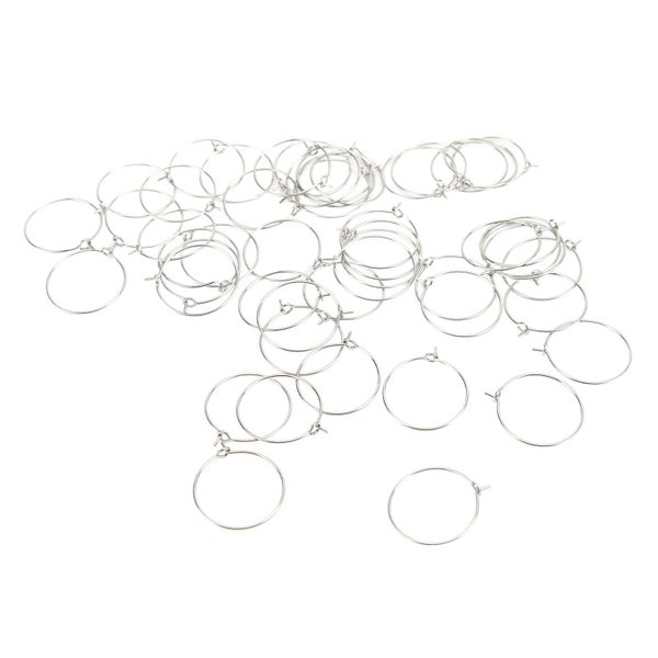 bulk hoop earrings hoop earrings beaded hoop earrings 50PCS 20mm Bulk Hoop Carousel 1