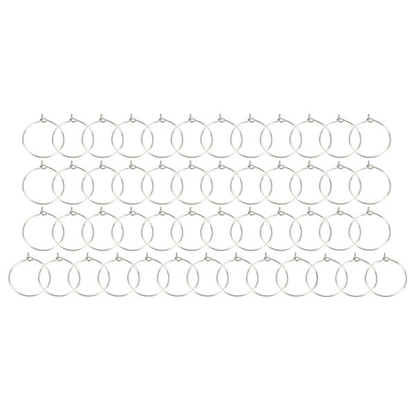 bulk hoop earrings hoop earrings beaded hoop earrings 50PCS 20mm Bulk Hoop Carousel 8