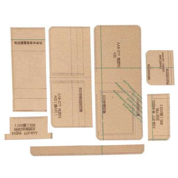 acrylic pattern templete acrylic stencil template acrylic wallet pattern Carousel 8