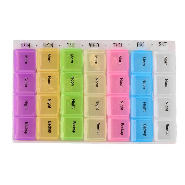 weekly tablet organizer 7 day medicine organizer daily medicine organizer travel Carousel 8