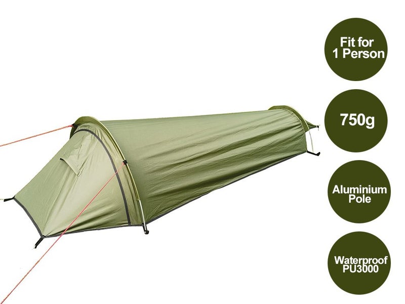 Ultralight 1 Person Waterproof Bivvy Tent Carousel 1