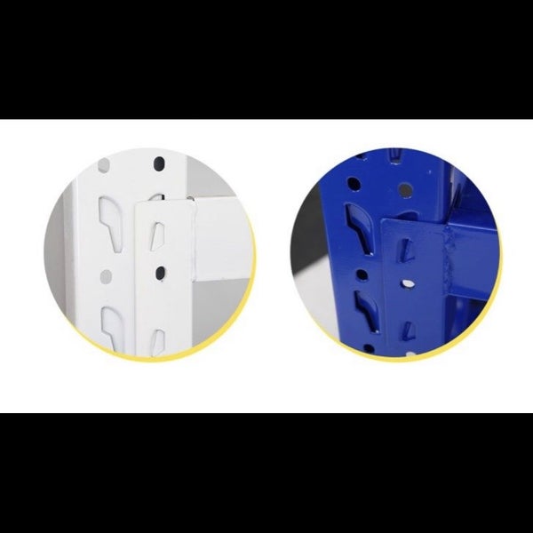 Heavy Duty Shelving 4m (L) 2m (H) 500mm (W) 200KG PER LEVEL - BLUE Carousel 6