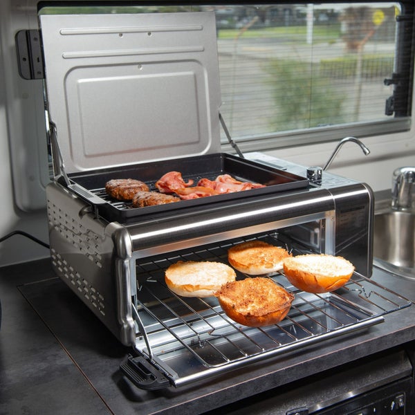 9-In-1 Sensei XL Flip Air Fryer Oven Grill Stainless Steel Carousel 2