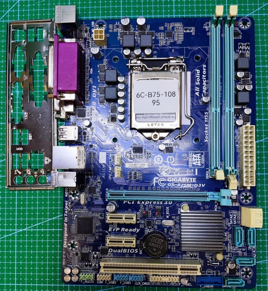 GIGABYATE B75 Motherboard # LGA 1155 Intel 2Gen 3Gen / H61 P61 Z77 H77 Carousel 1