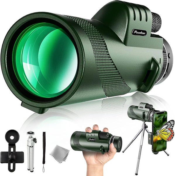 40x60 Monocular Telescope With Smartphone Holder & Tripod, 2021 Power Prism Comp Carousel 1